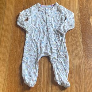 Magnetic Me Disney Floral Footie Pajamas